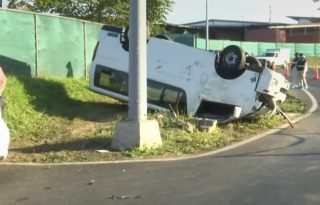 El accidente dejó un muerto y 14 heridos. Foto: Cortesía