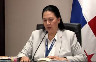 La jueza Baloisa Marquínez durante la sesión del viernes 13 de febrero. Foto: Cortesía 