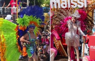 Jacky y Sasha. Foto: @lamordidapa/Redes