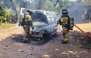 Se han atendido cinco incendios vehiculares. Foto: Cortesía
