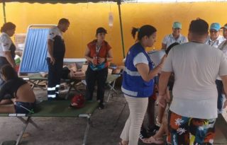 Atenciones médicas durante el carnaval. Foto: Cortesía