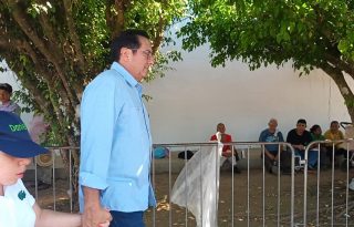 El exvicepresidente Martín Torrijos, dijo que su visita a Atalaya fue de carácter estrictamente personal y espiritual. Foto. Melquíades Vásquez