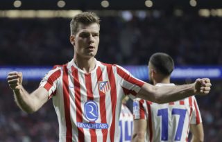 Alexander Sorloth anotó tres gole para  Atlético Madrid. Foto: EFE