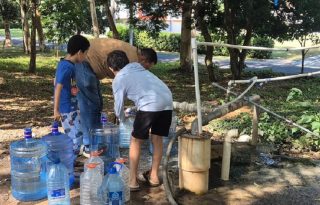 En los últimos tres meses, según se informó, se han activado cinco nuevos pozos, que aportan cerca de 300 mil galones diarios adicionales. Foto. Thays Domínguez