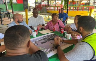 Franklyn Robinson  agradeció que el MOP haya dado la cara. Foto: Cortesía