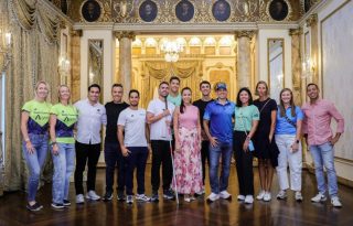 La delegación fue recibida en la Presidencia de la República. Foto: Cortesía
