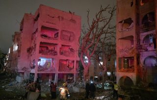 Misiles iraníes impactaron al sur de Israel este sábado. Foto: EFE