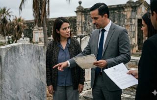 La supuesta difunta vive en Pedregal, según certificó el TE. Foto: Gemini/IA