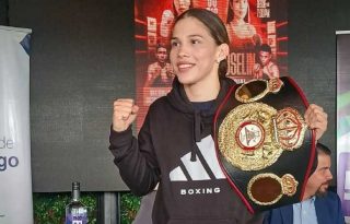 Nataly Delgado, campeona interina panameña. Foto: Jaime Chávez
