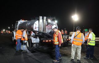 Los trabajos registran 2,050 metros lineales intervenidos, lo que representa un avance del 70% en esta primera fase. 