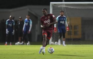El defensa José 'Coto' Córdoba en los entrenamientos. Foto: FPF