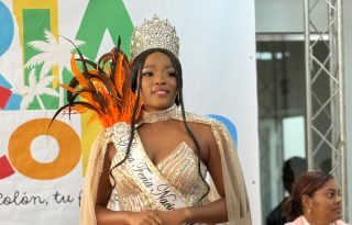 Jetchany Arrocha, reina de la feria, invitó a la población a participar en el evento donde se resaltará la rica gastronomía.