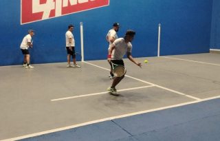 El frontenis panameño, listo para el torneo internacional. Foto: Cortesía