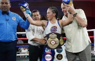 Nataly Delgado, campeona panameña en las 115 libras. Foto: @lionheartdelgado