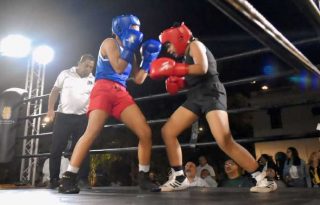 Emocionantes peleas se dieron en el Boxing Summer Fest. Foto: Cortesía
