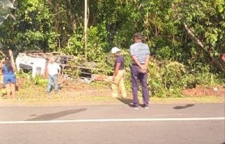 Los tanques de gas se esparcieton por el lugar, lo que provocó las alertas del Cuerpo de Bomberos.