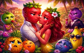 La frutinovelas representan la evolución natural del humor absurdo en internet. Foto: https://chatgpt.com/