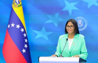 La presidenta encargada de Venezuela, Delcy Rodríguez. Foto: EFE