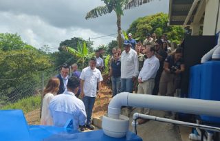 La acción consiste en un proyecto de cosecha de agua en este centro educativo, con una inversión de 25 mil dólares.