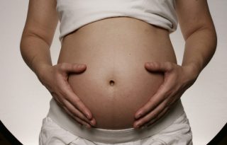 Una mujer embarazada.  EFE / Zayra Mo