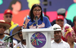 La presidenta encargada de Venezuela, Delcy Rodríguez. Foto: EFE