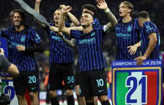  Lautaro Martínez (10). capitán del Inter Miami. Foto: EFE