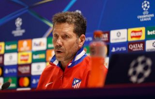 Diego Pablo Simeone, técnico del Atlético Madrid. EFE
