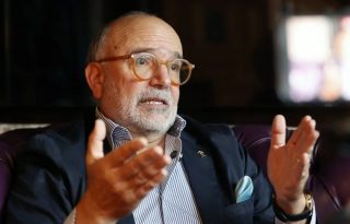 CEO de la Academia Latina de la Grabación, Manuel Abud, durante una entrevista con EFE, en Bogotá (Colombia). EFE/ Mauricio Dueñas Castañeda