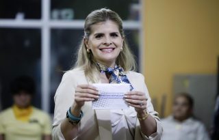  Laura Fernández en Costa Rica. Foto: EFE
