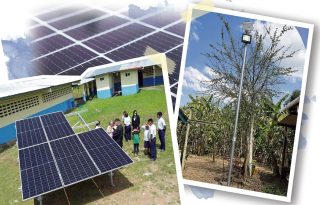 La OER, en lo que va del año, ha instalado líneas eléctricas en distintas comunidades de las provincias de Colón, Coclé, Los Santos, Chiriquí, Veraguas y Bocas del Toro. Foto: Epasa