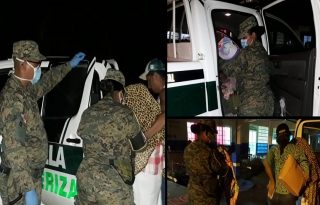 Agentes del Senafront asistieron a una joven madre y su bebé en Darién, garantizando su estabilidad y traslado seguro.