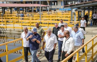 El presidente Mulino visitó el proyecto. Foto: Cortesía