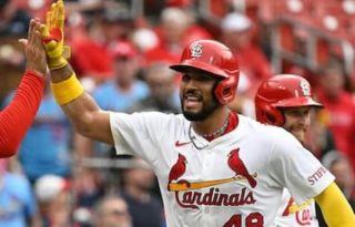 Iván Herrera pegó un cuadrangular para los Cardenales. Foto: Instagram