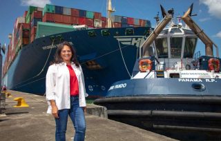 La ingeniera Marotta fue subadministradora de la vía interoceánica. 