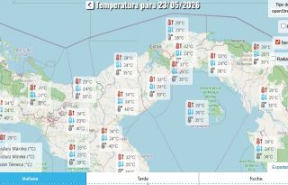 Temperaturas que se esperan para el sábado en horas de la mañana. Foto: Cortesía