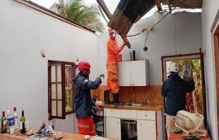 Las autoridades atendieron a las afectados.