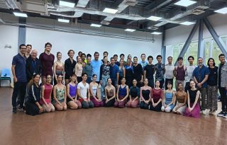 Bailarines se preparan para dar espectáculo en el  Panama Ballet Fest 2026.