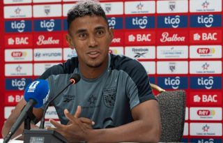 Édgar Yoel Bárcenas, jugador del equipo panameño. Foto: FPF
