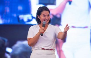 La candidata derechista Keiko Fujimori.