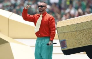 J Balvin en la inauguración del Mundial de la FIFA 2026. Foto: EFE / Sashenka Gutiérrez