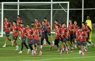 Jugadores de Túnez. Foto:EFE