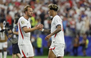 Harry kane (izq.) capitán de Inglaterra. Foto: EFE