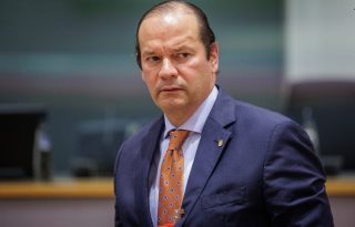 Javier Martínez Acha durante su intervención en la Asamblea General de la OEA, donde pidió a China respetar la constitución.  