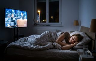 Modificar la rutina nocturna es indispensable para revertir los efectos negativos de este hábito y asegurar un descanso de calidad. Foto: Creada con IA