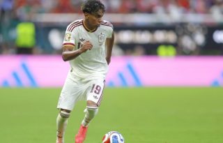 Lamine Yamal es la figura de la selección de España. Foto: EFE