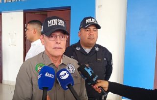 El ministro Frank Ábrego señaló que el país enfrenta importantes desafíos frente a las organizaciones criminales, por lo que insistió en la necesidad imperativa de desarrollar un trabajo articulado entre las autoridades y la ciudadanía. Foto. Melquíades Vásquez
