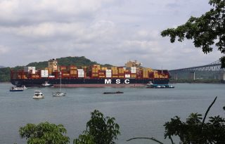 El Canal de Panamá une el Atlántico y el Pacífico. Foto: EFE