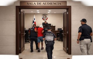 En horas de la tarde de ese mismo domingo, el hoy imputado decidió entregarse de forma voluntaria ante las unidades de la Policía Nacional . Foto. Eric Montenegro/IA