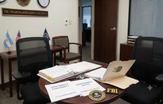 La investigación comenzó tras una denuncia de la Dirección General Impositiva (DGI). Foto: Creada con IA