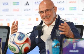 Luis de la Fuente, técnico de España. Foto: EFE